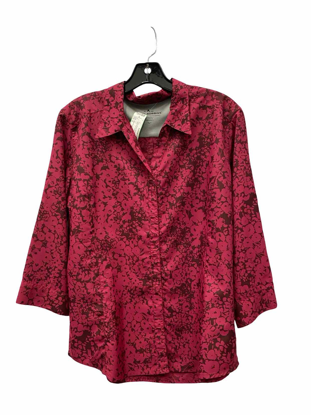 Royal Robbins Size L Pink Floral Long Sleeve Shirts