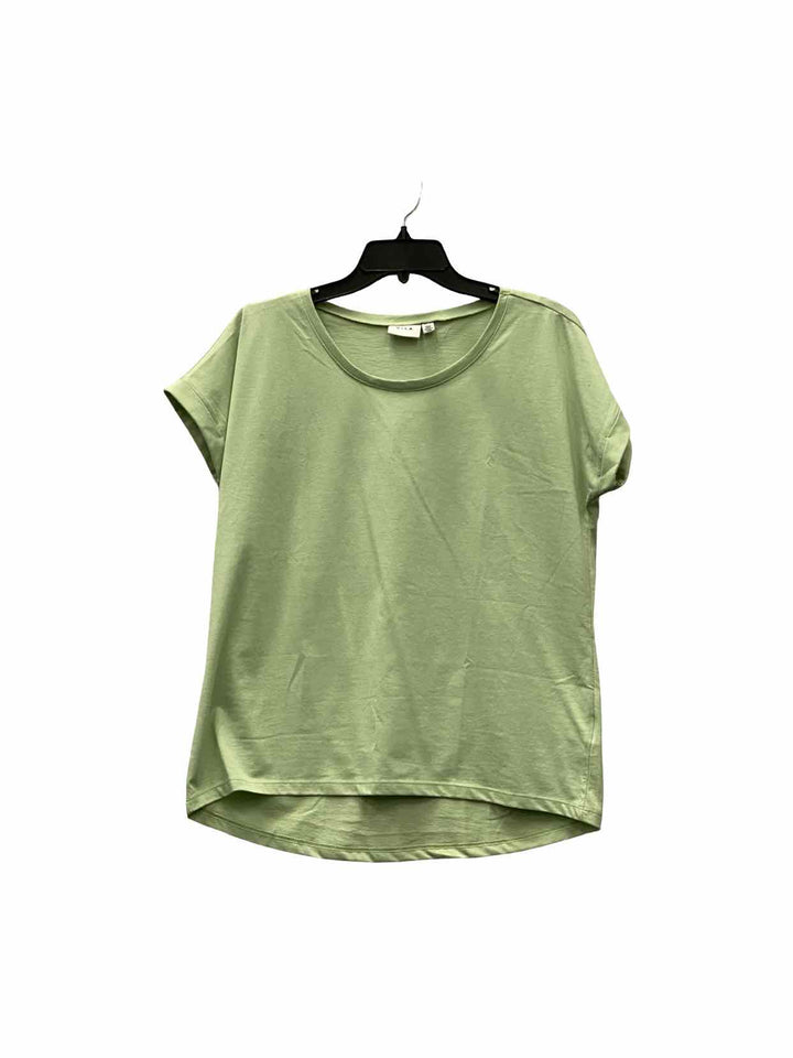 Vila Size L Green Short Sleeve Shirts