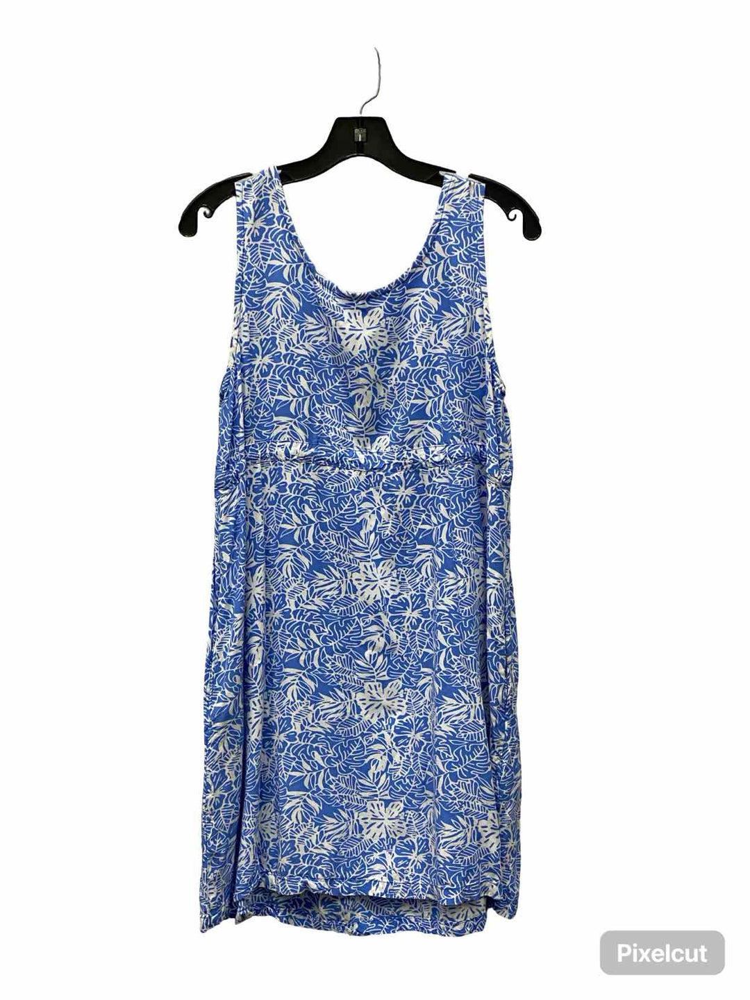 BLue Ginger Size M Blue White Floral Dress