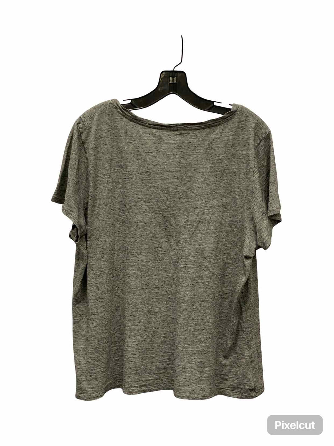 MadeWell Size L Gray 100% cotton T-shirt