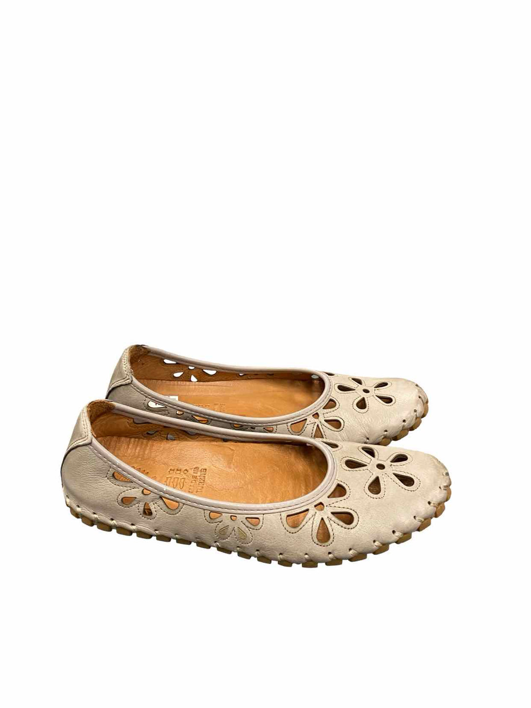 Spring Step Shoe Size 7 Taupe Leather Raley Ballet Flats NWOT Flats