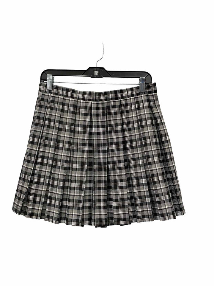 Cali 1850 Size S Black Plaid Skirt