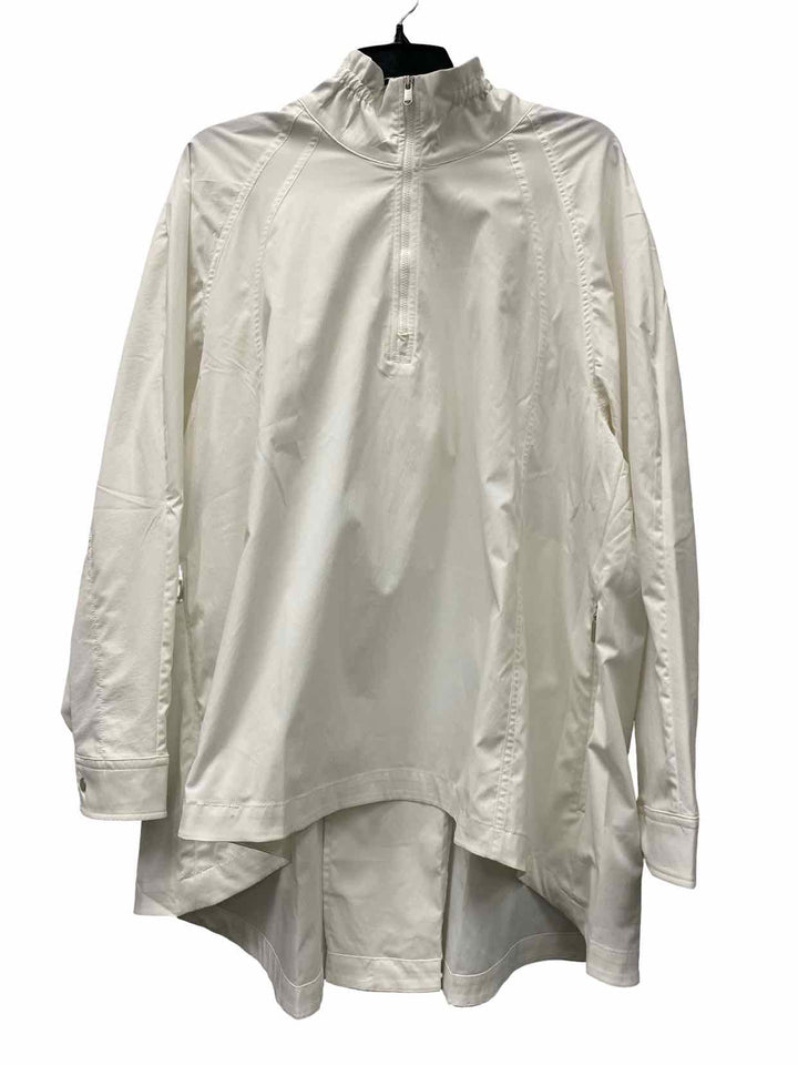 Athleta Size XL White Athletic Jacket