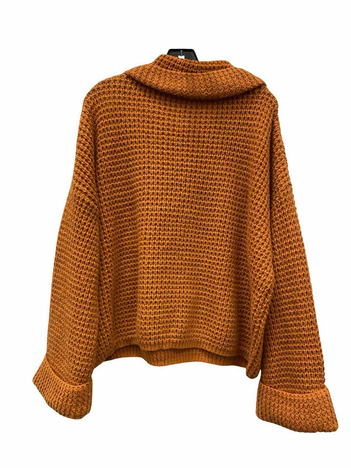 Cupshe Size L Orange Sweater