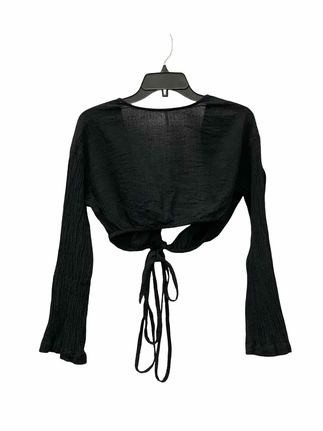 Free People Size S Black Long Sleeve Shirts