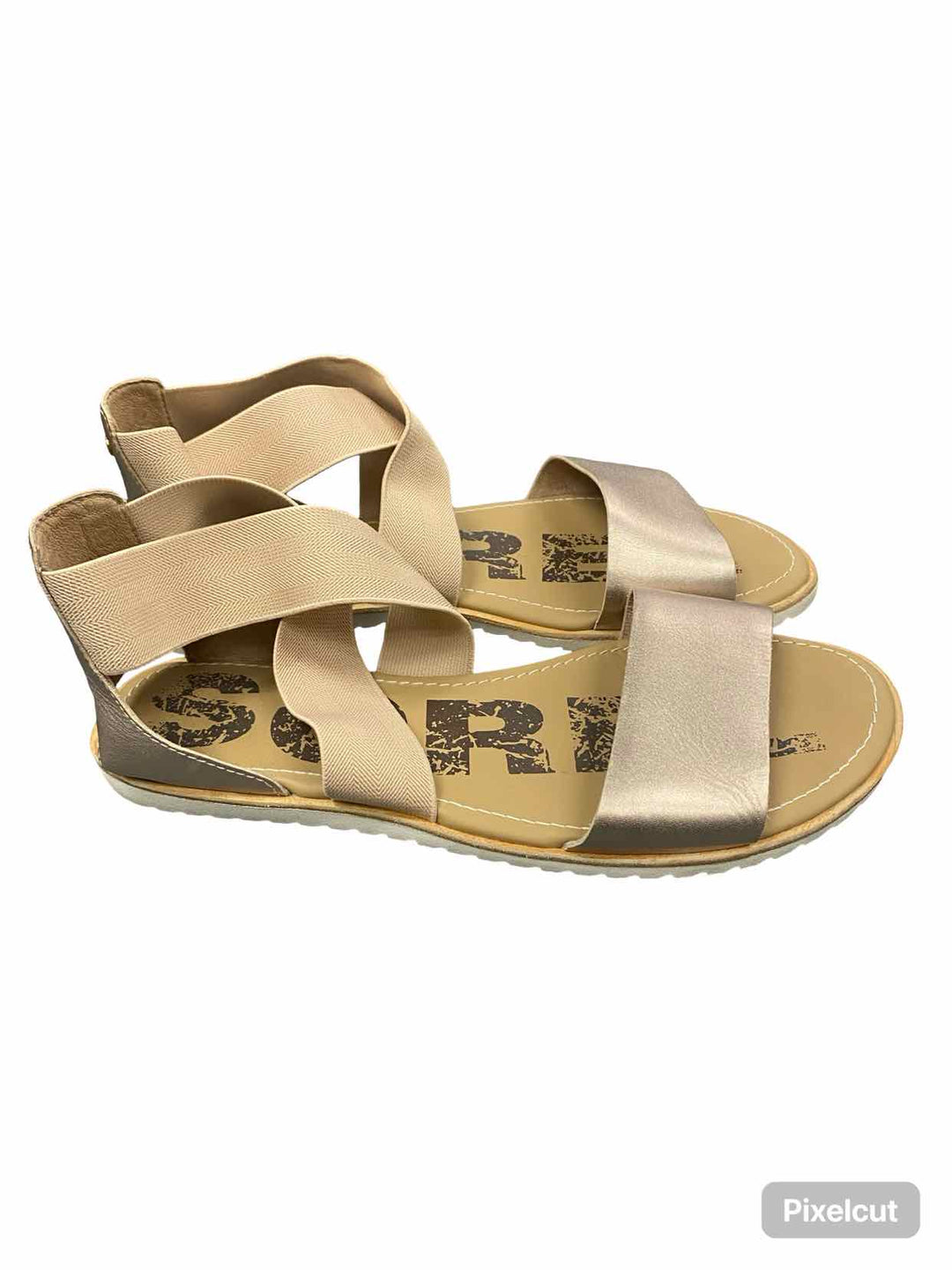 Sorel Shoe Size 9 Rose Gold Leather Ella II Slingback Sandals