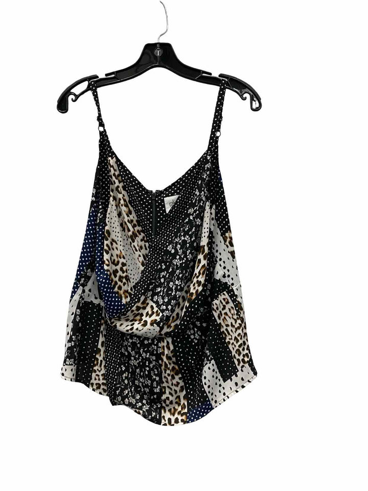 Cabi Size 12 Black Multi Tank Top