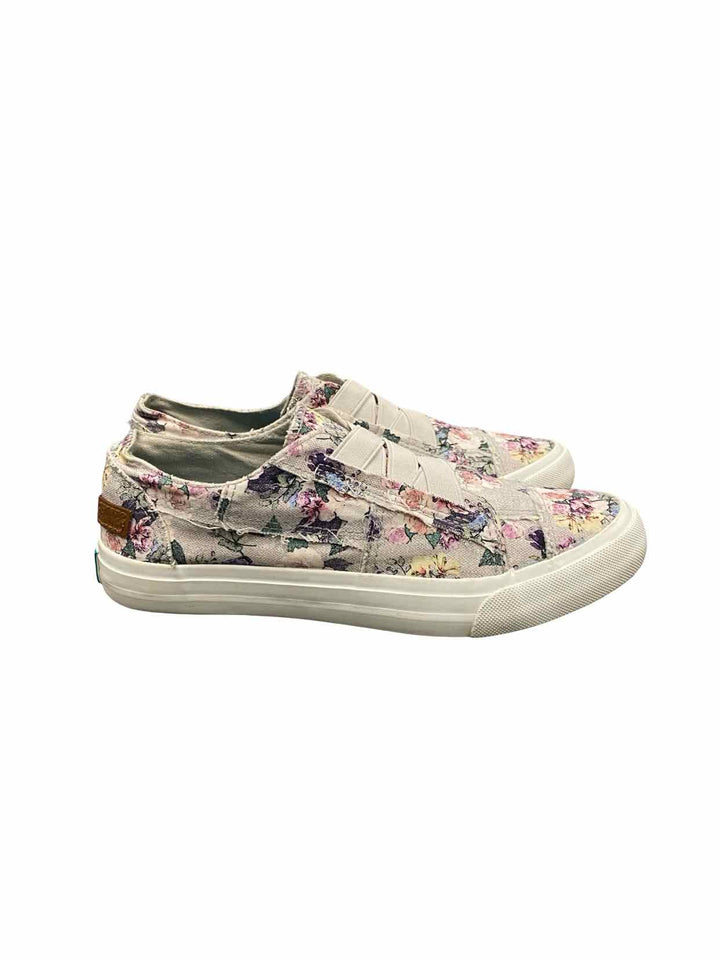 Blowfish Shoe Size 7.5 Grey Floral Marley Sneakers