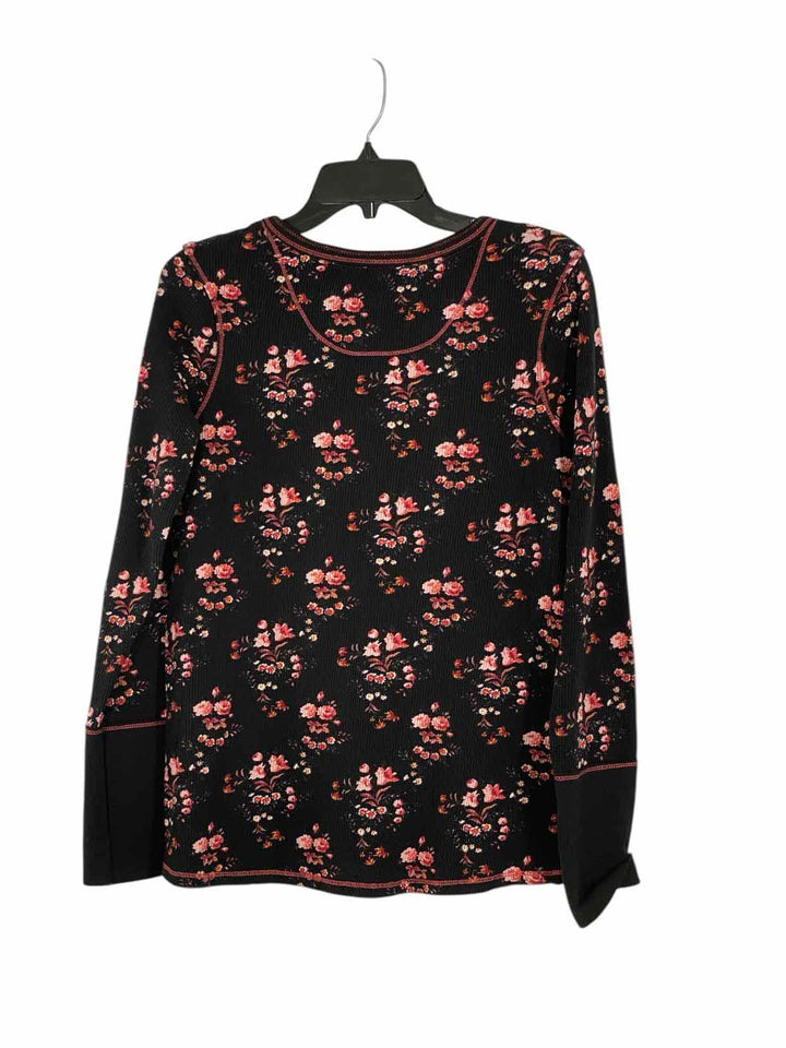 Sundance Size M Black Pink Long Sleeve Shirts