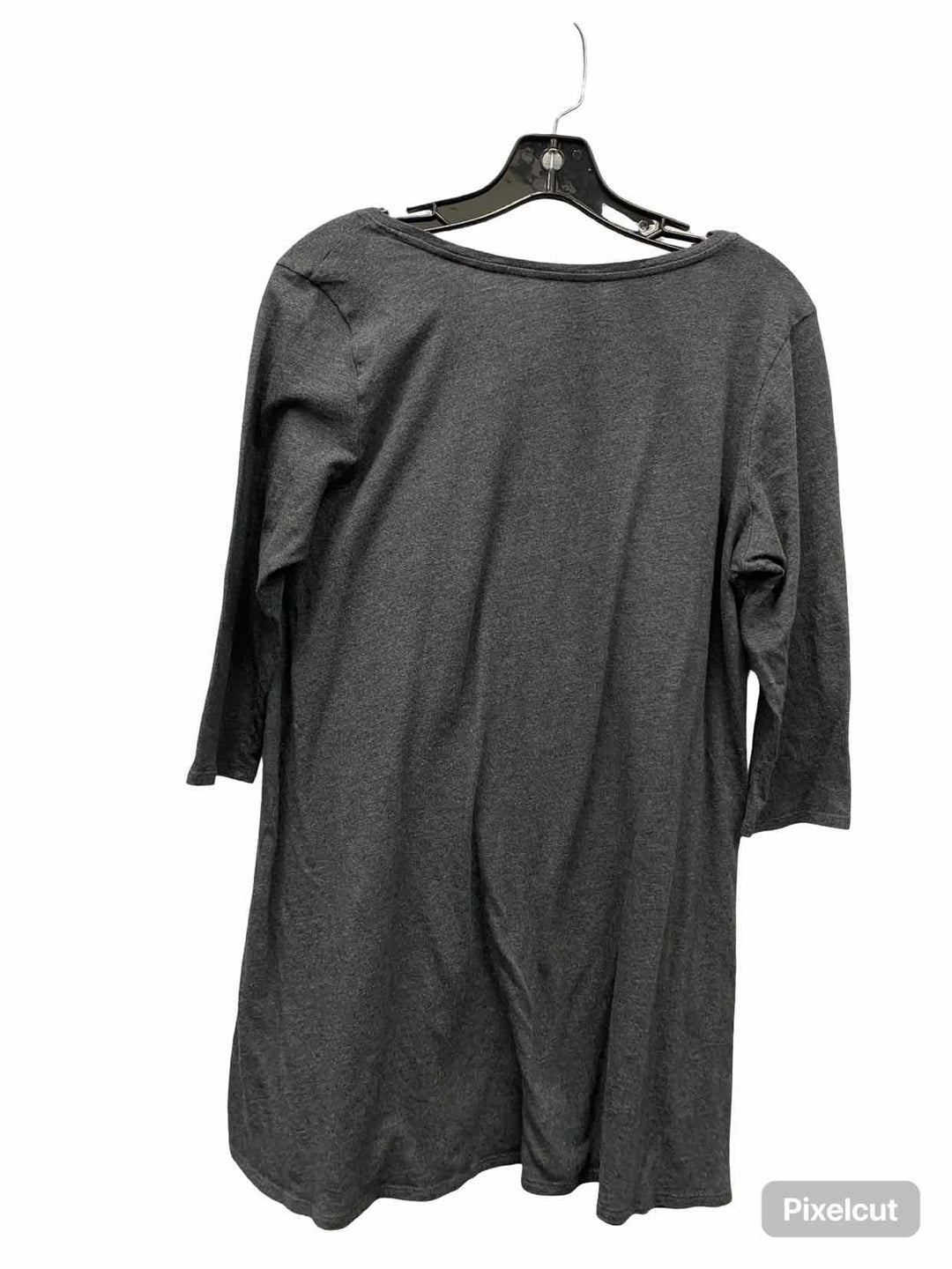 J Jill Size M Gray Long Sleeve Shirts