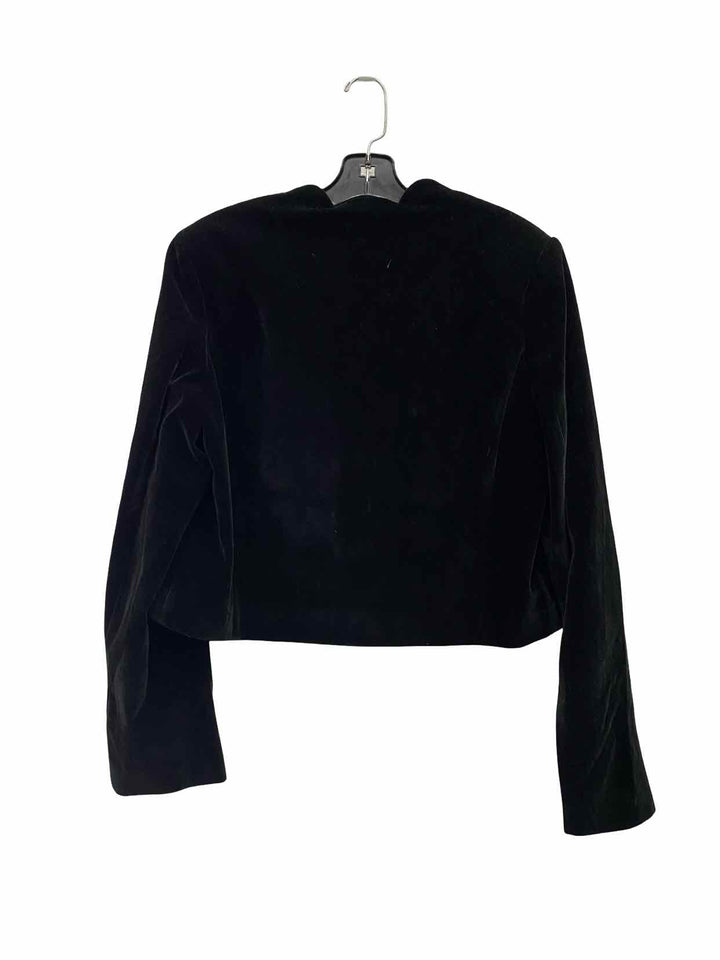 English Factory Size L Black Velvet Jacket