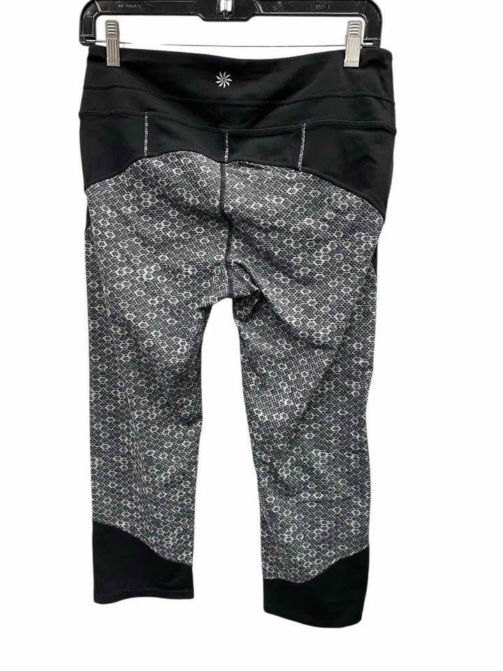 Athleta Size M Grey Black Athletic Pants