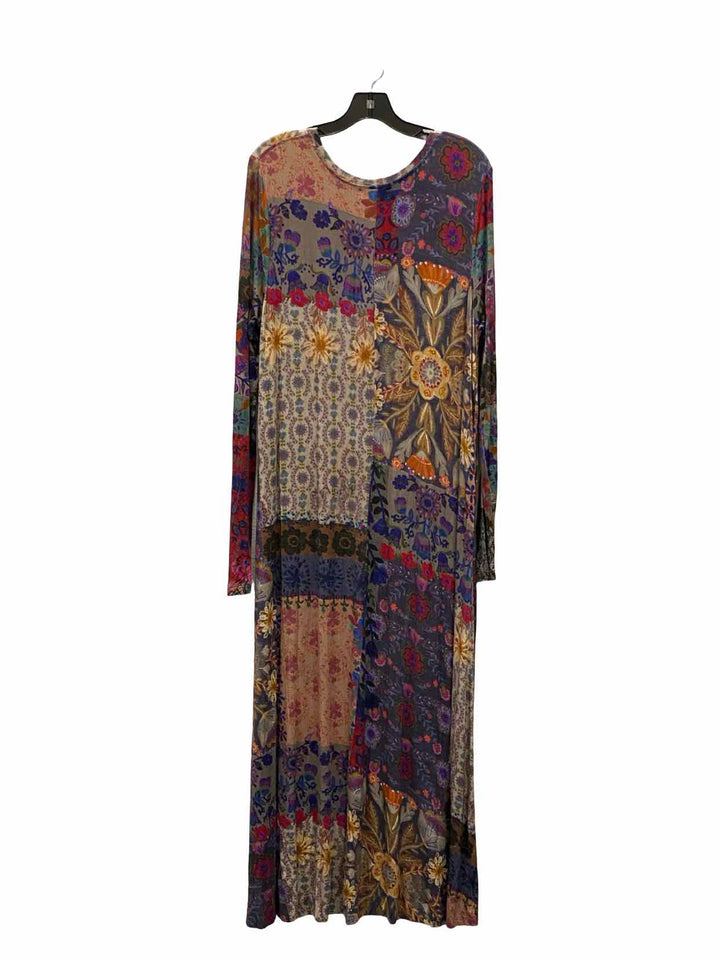Natural Life Size XL Brown Multi Floral Dress