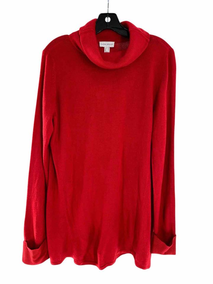 Susan Graver Size M Red Sweater