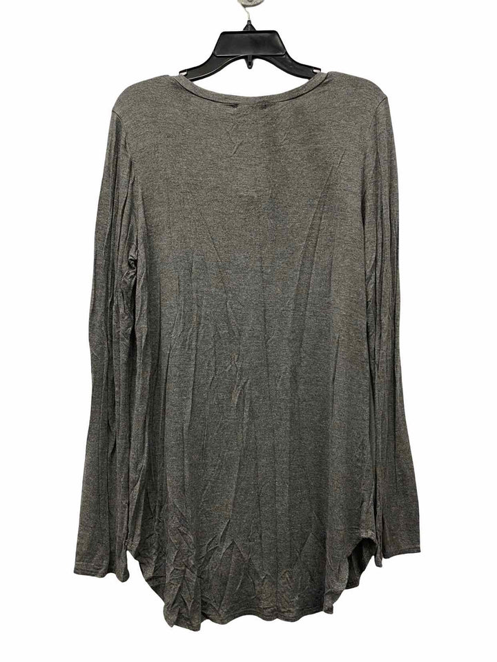 Zutter Size L Gray Christmas Long Sleeve Shirts