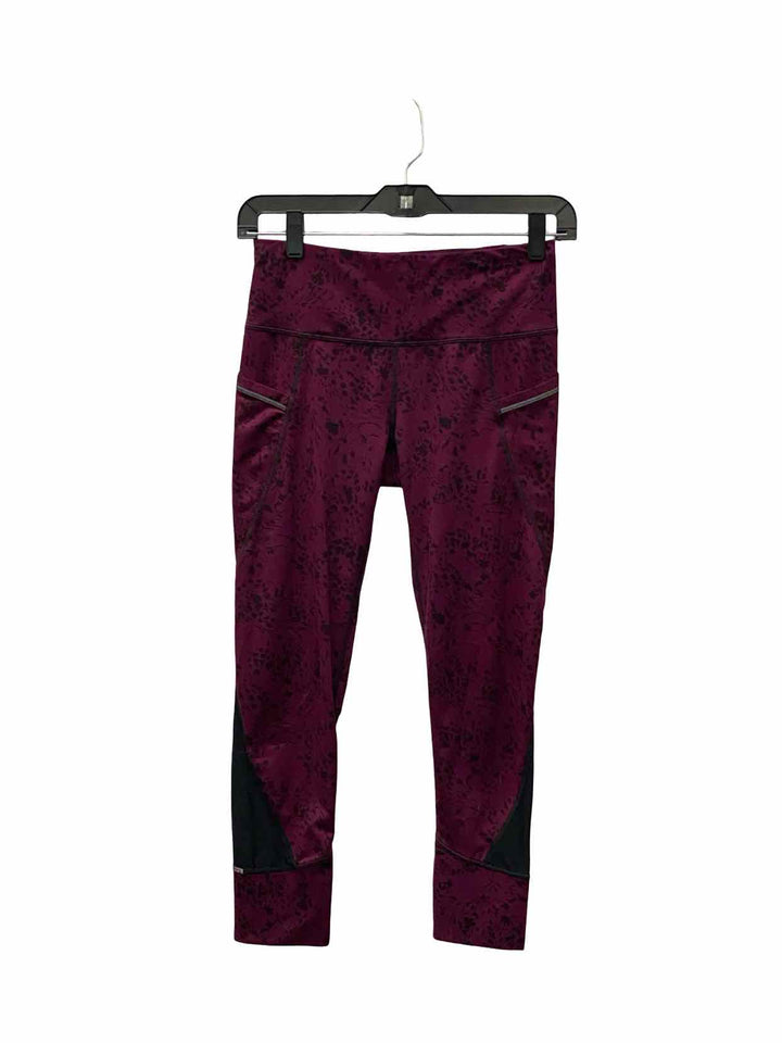 Athleta Size XS Purple Print Athletic Pants