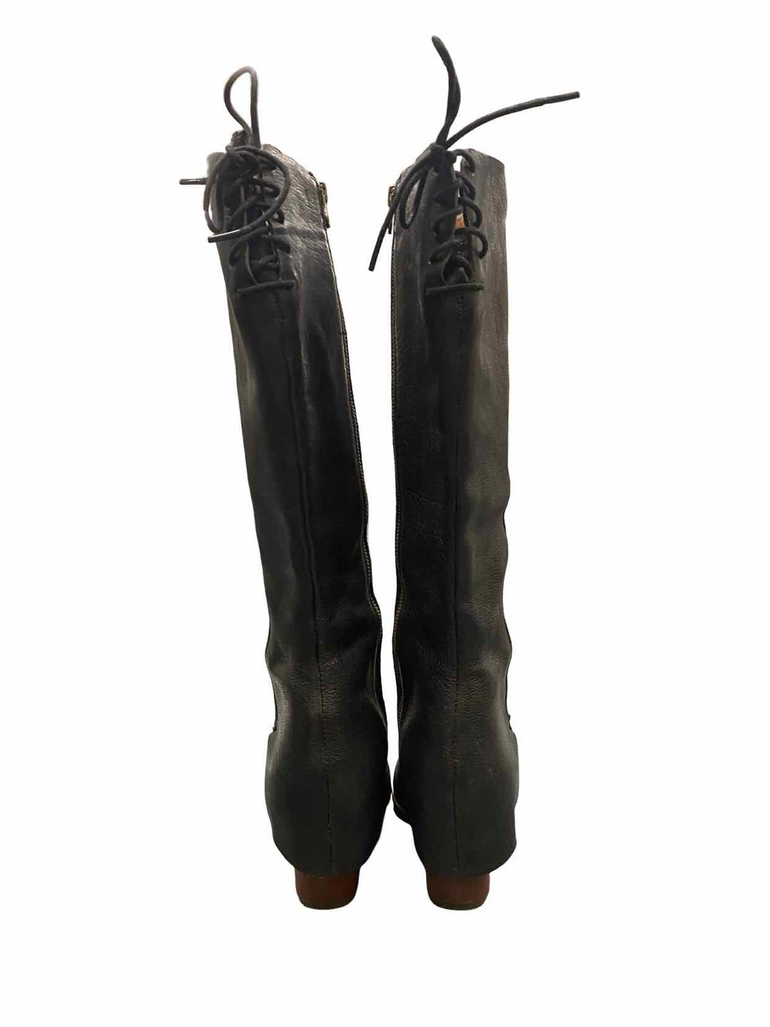 Kork- Ease Shoe Size 8 Black Leather Boots(knee)
