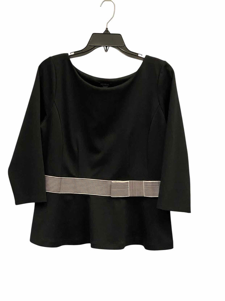 Ann Taylor Size L Black Long Sleeve Shirts