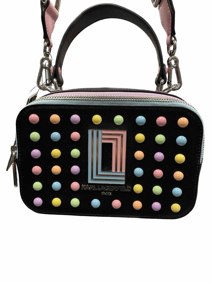 Karl Lagerfeld Black Simone Crossbody Purse