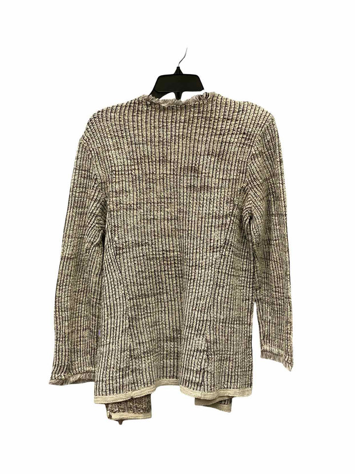 Nic + Zoe Size L Gray Striped NWT Sweater