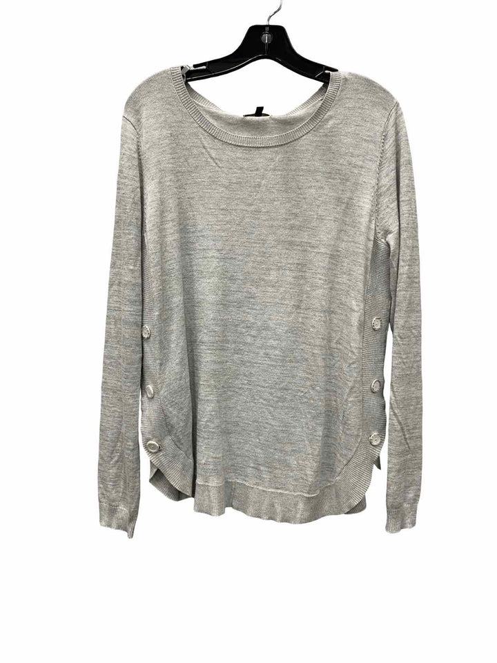 Lety & Me Size L Grey Sweater