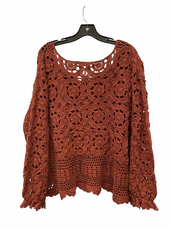 Denim 24/7 Size XL Brown Sweater