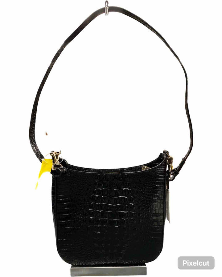 Brahmin Black Leia Crossbody Purse