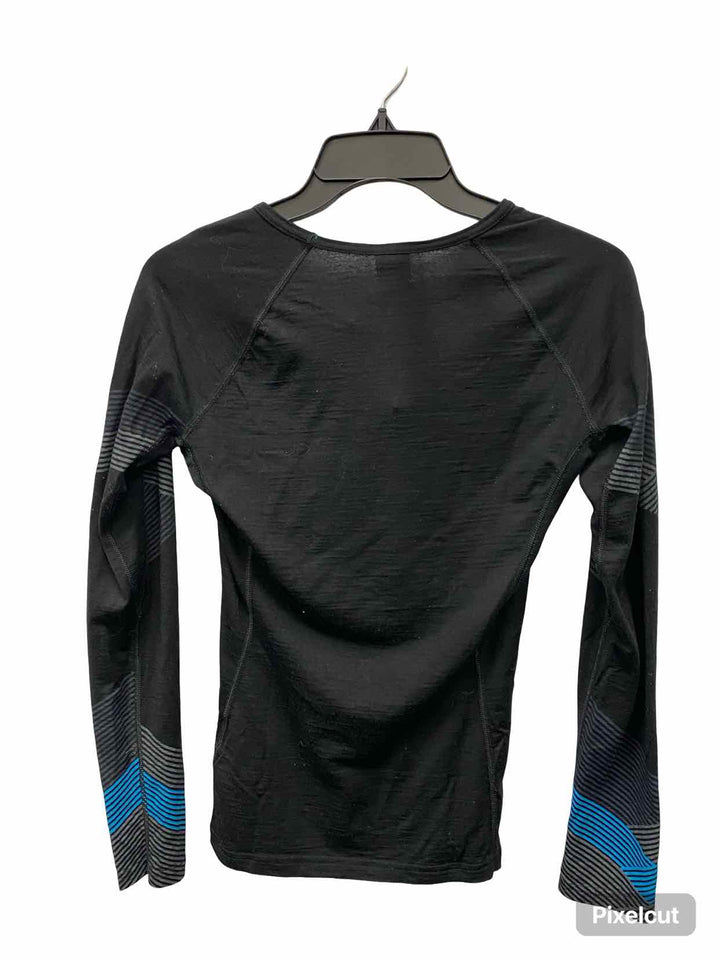 Icebreaker Size S Black BodyFit+ 200 Athletic Long Sleeve