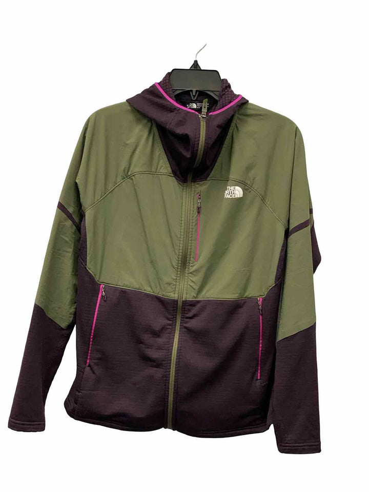 The North Face Size M Green Purple Jacket (Outdoor)