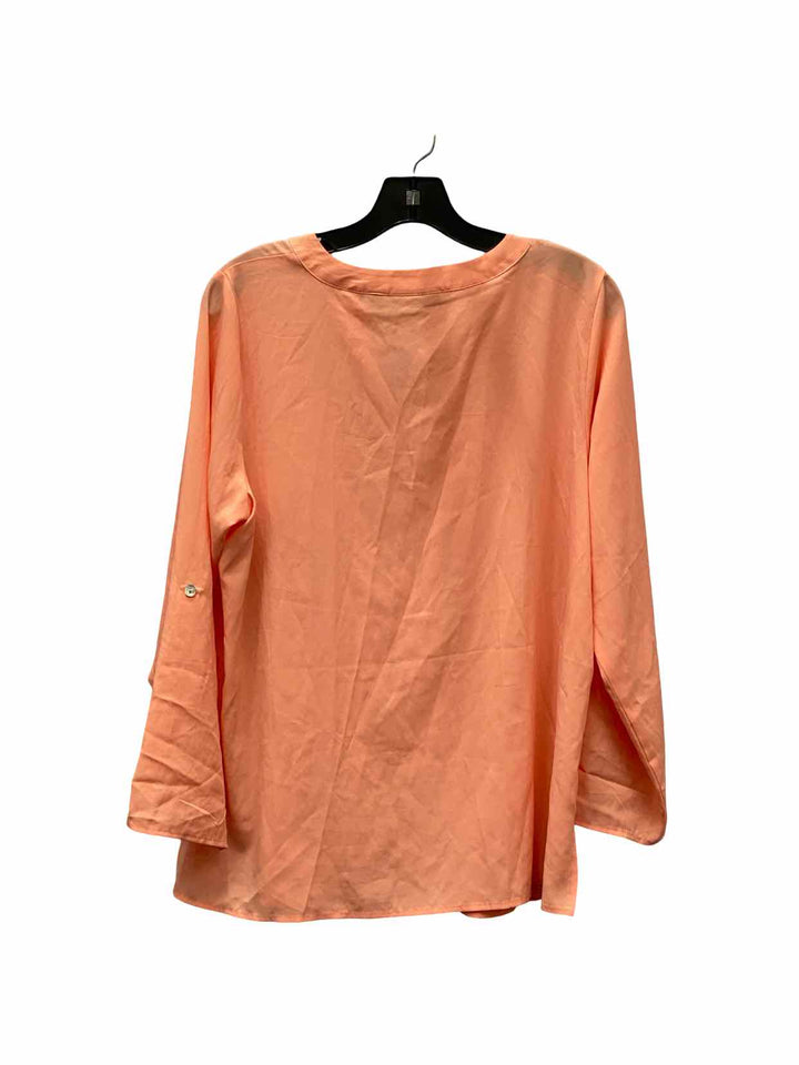 Susan Graver Size S Pink Long Sleeve Shirts