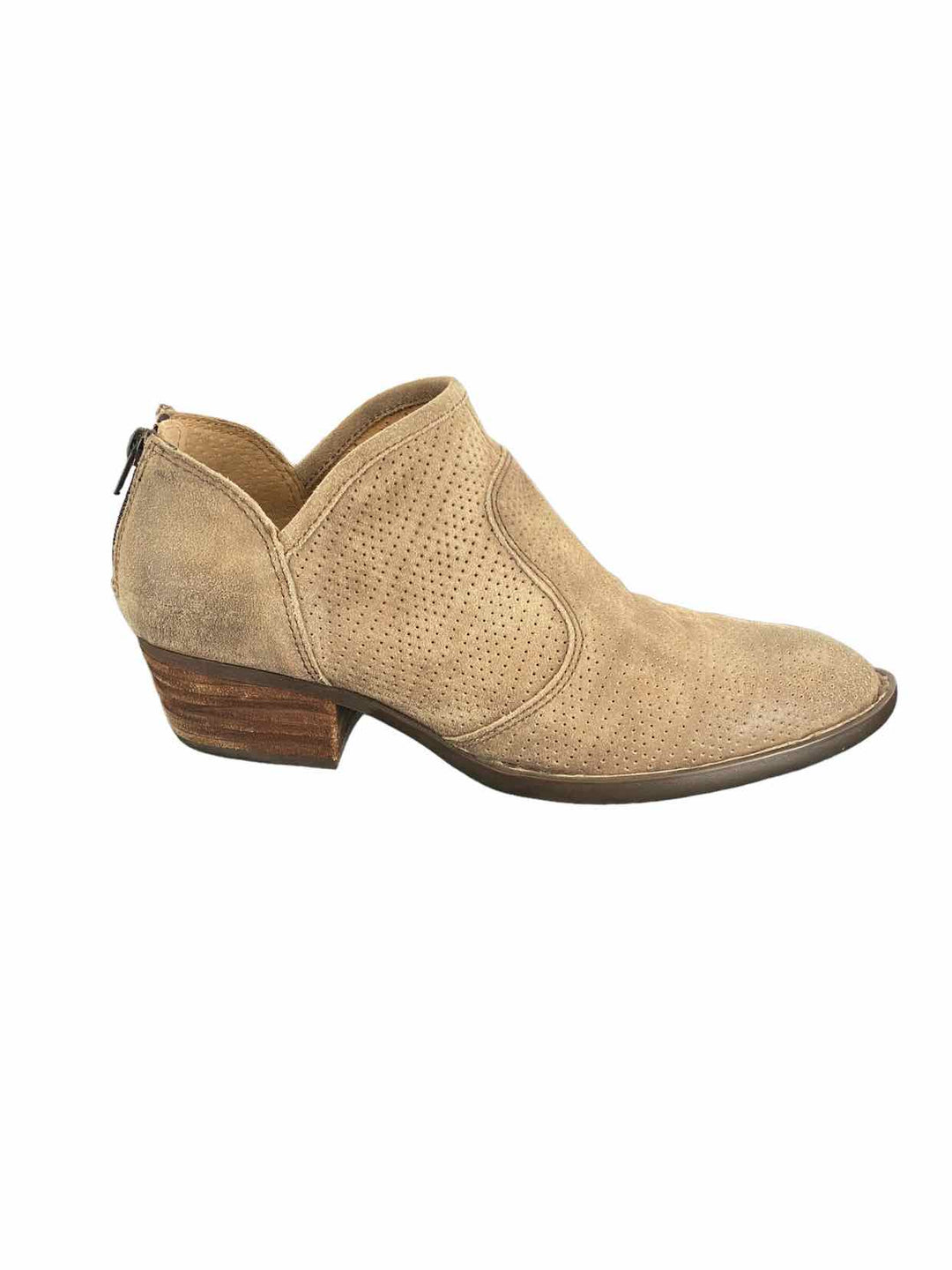 Born Shoe Size 10 Taupe Leather Boots(Ankle)