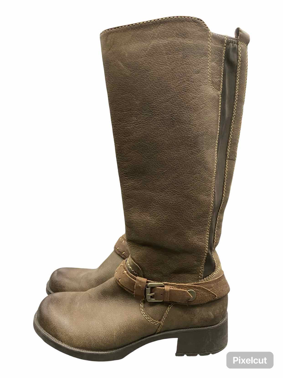 Earth Shoe Size 8 Brown Leather Big Sky Boots(knee)