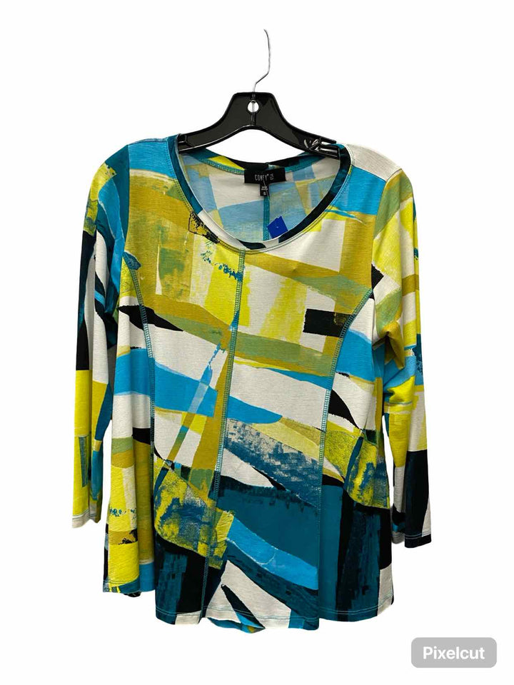 Comfy Size S Multi-Color Print Long Sleeve Shirts