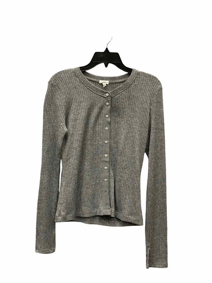 Aerie Size M Gray Sparkly Long Sleeve Shirts