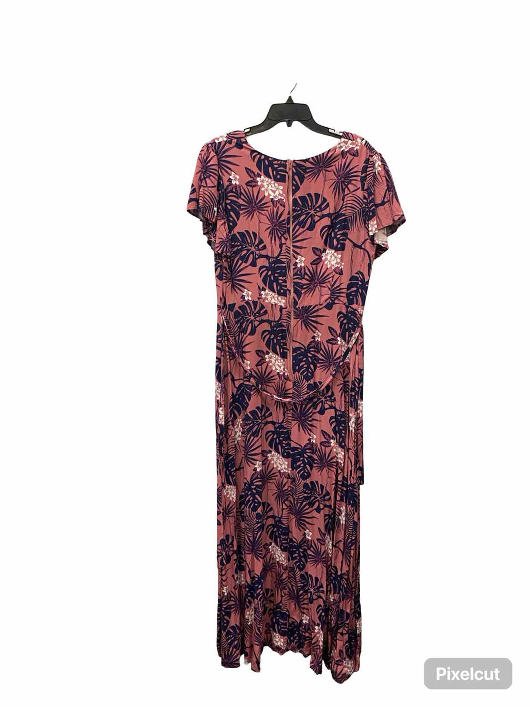 Mod Cloth Size 12 Pink Purple Floral Dress
