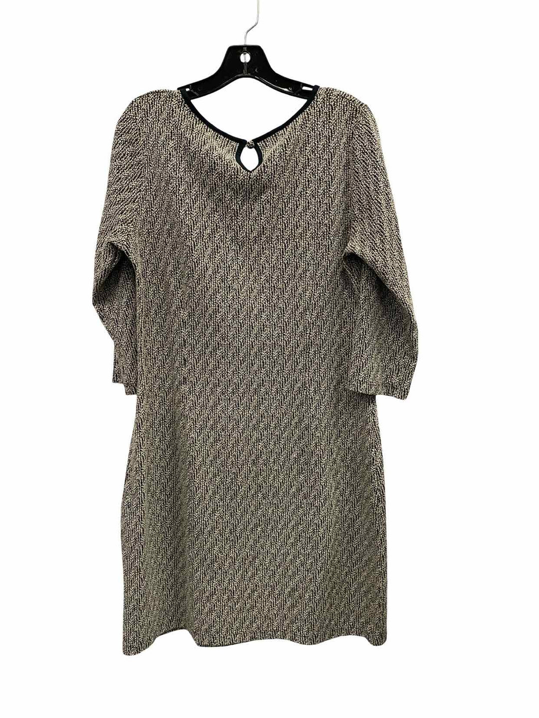 Louie Lucie Size L White Black Speckled Dress