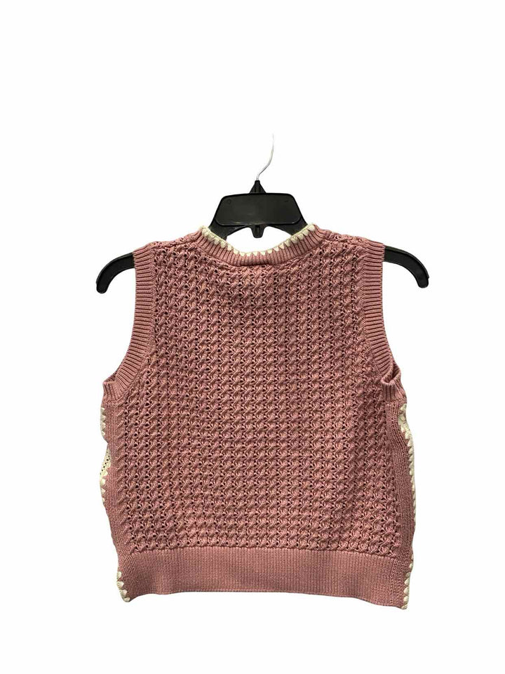 Varley Size S Pink Knit Tank Top