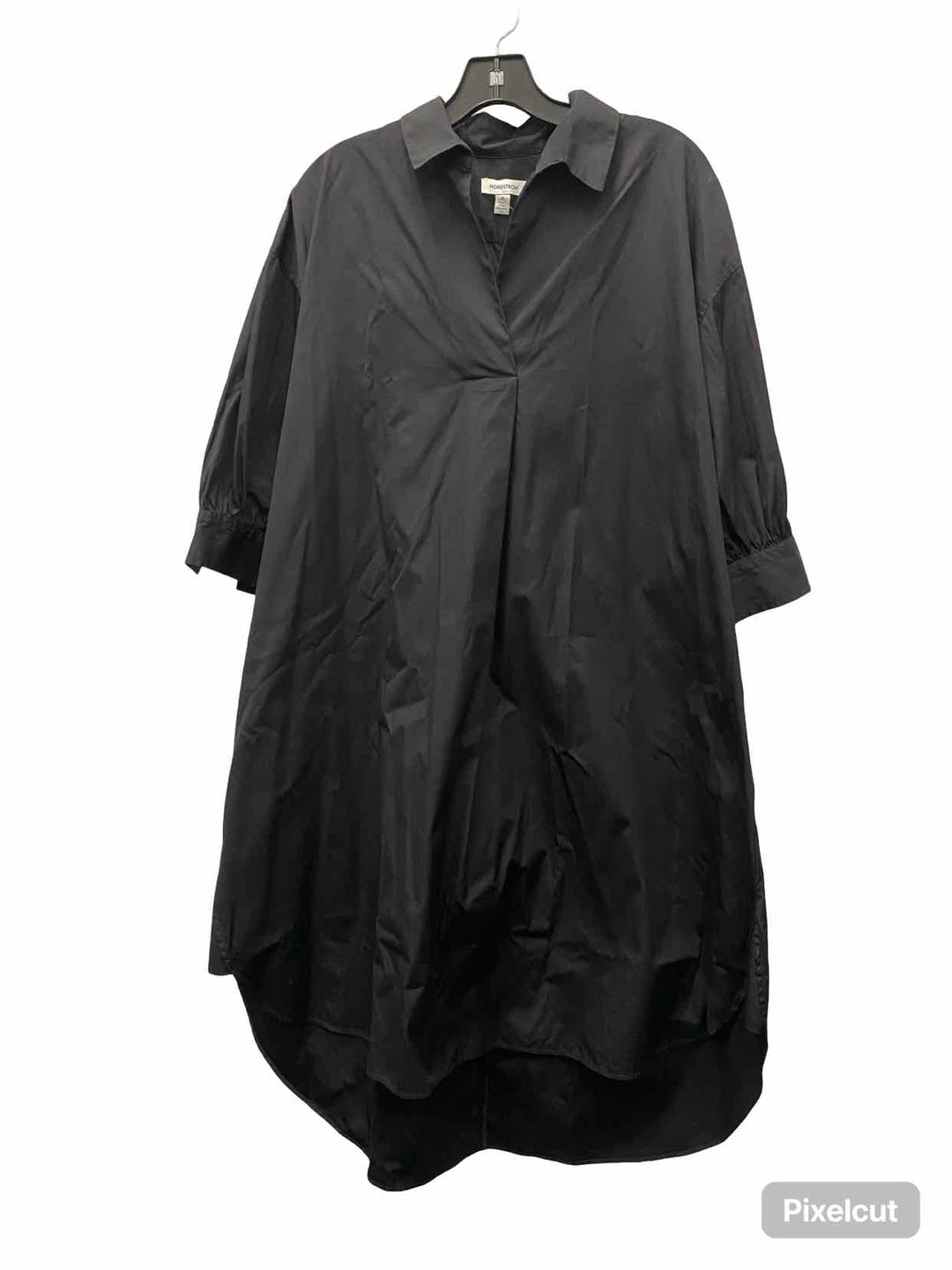 Nordstrom Size M Black 100% cotton Dress