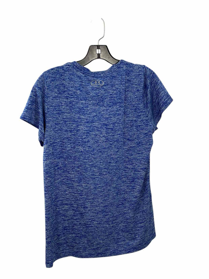 Under Armour Size L Blue Athletic Short Sleeve