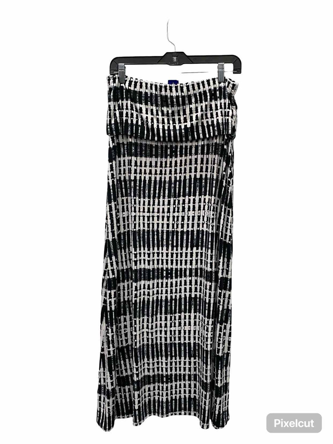 Calvin Klein Size M Black White Dress