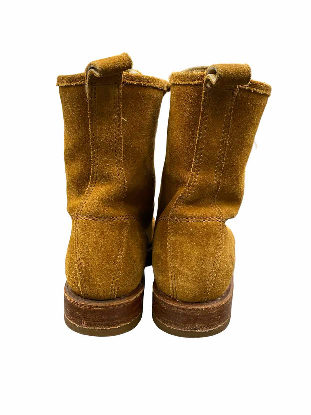 Frye Shoe Size 9 Brown Suede Combat Boots(Ankle)