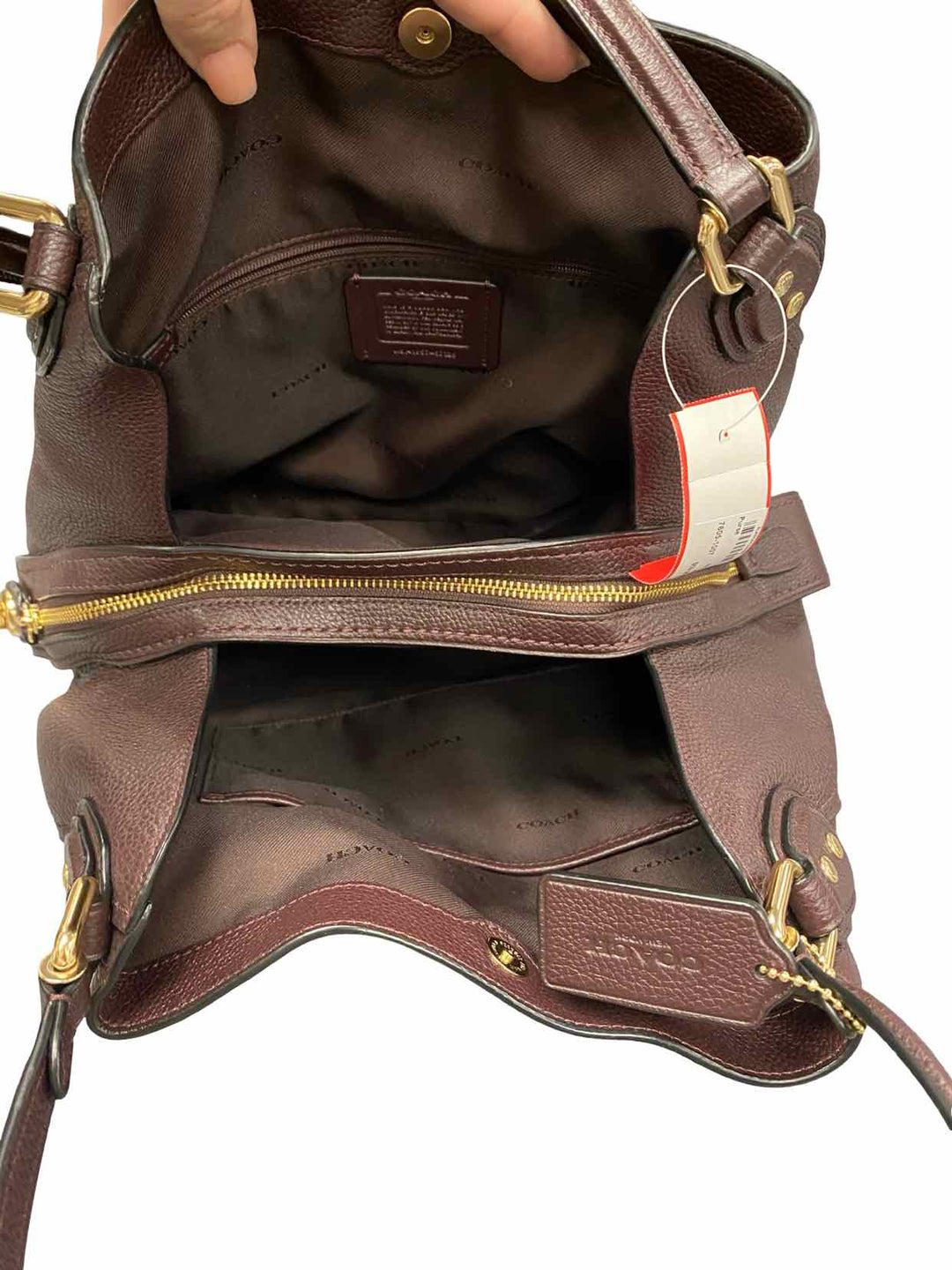 COACH Burgundy Purse