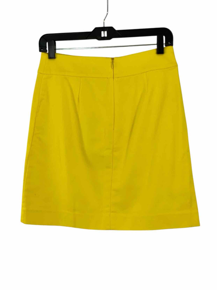 Loft Size 0 Yellow Skirt