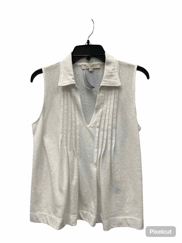 Loft Size S White Tank Top