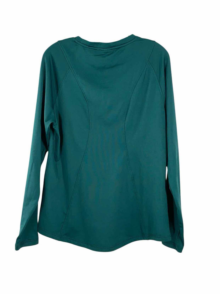Spyder Size M Teal Athletic Long Sleeve