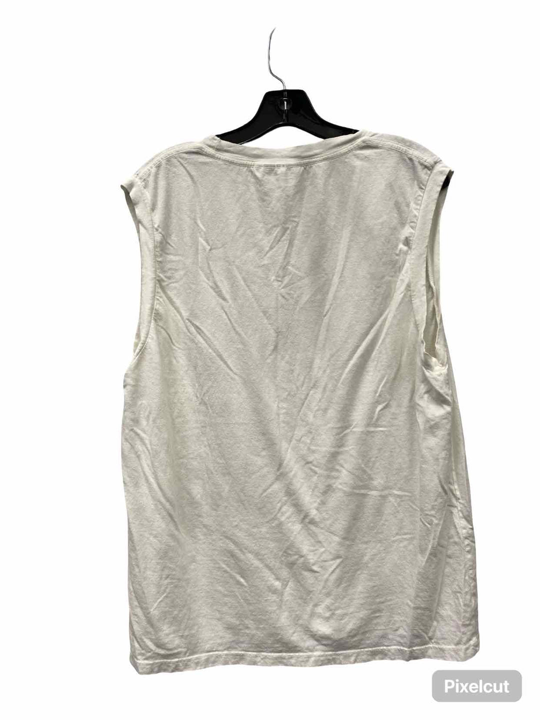 JungMaven Size M White 55% Hemp / 45% Organic Cotton Tank Top