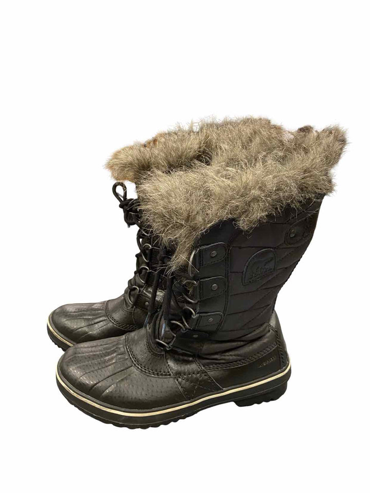 Sorel Shoe Size 8.5 Black Waterproof Tofino ll Boots(Ankle)