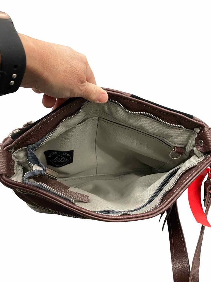 Willow + Luna Handcrafted in Juneau Alaska Brown Purse