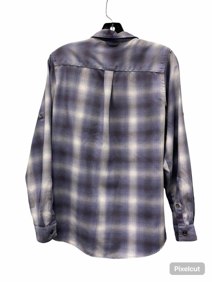 Royal Robbins Size M Purple Plaid Long Sleeve Shirts