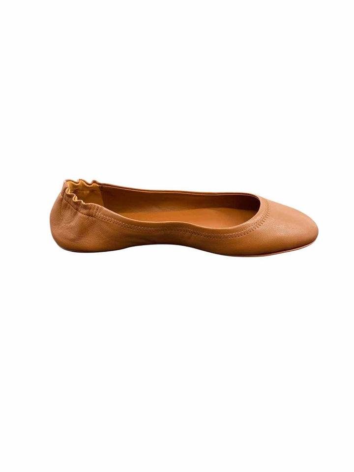 Quince Shoe Size 8 Brown Leather Flats